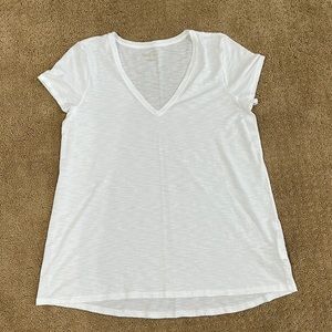 Lilly Pulitzer White T-Shirt Size L